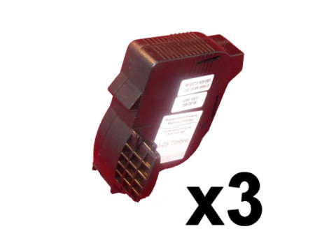 Pack de 3 Cartouches compatibles NeoPost IJ25 Tpmac et IJ10