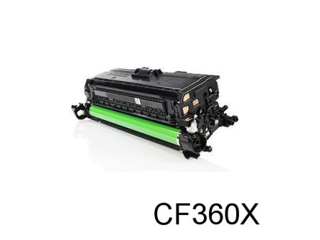 Toner COMPATIBLE HP CF360X / 508X - Noir - 12500 pages