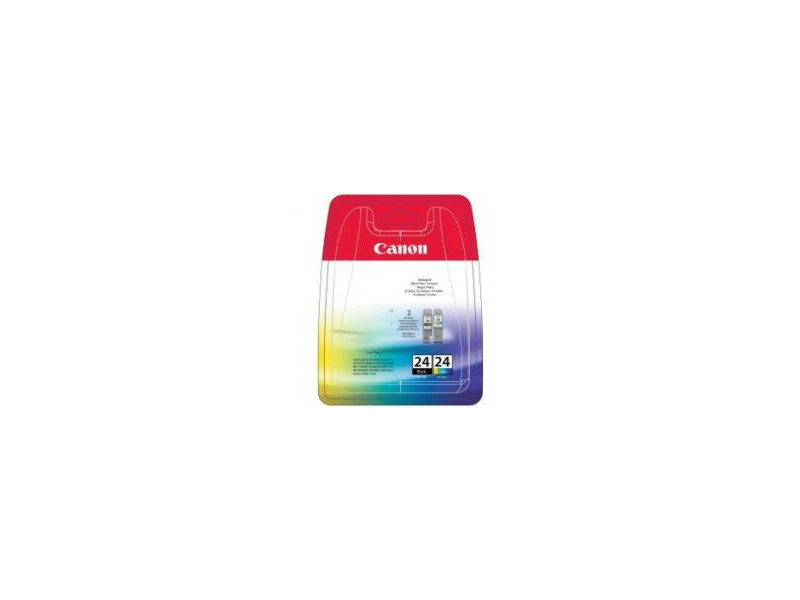 Multipack Canon BCI-24 Black + Couleur