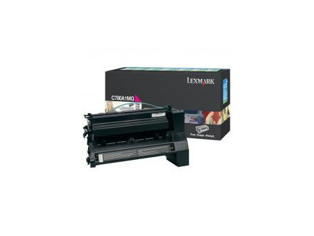 Toner laser lexmark C780A1MG - magenta (6.000 pages)