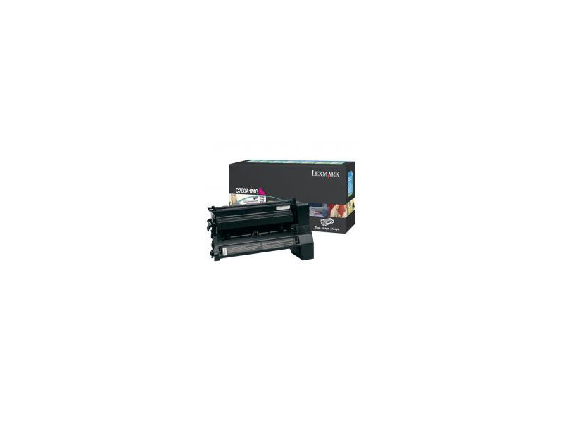 Toner laser lexmark C780A1MG - magenta (6.000 pages)
