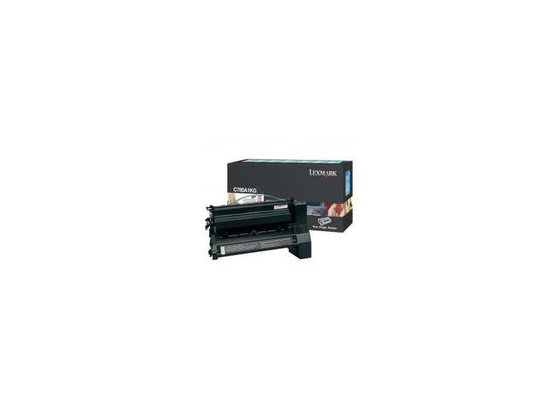 Toner laser lexmark C780A1KG - noir (6.000 pages)