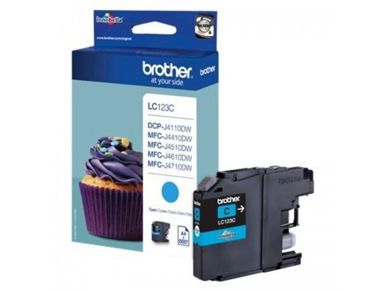 Cartouche Brother LC123C LC-123C - Cyan (600 pages)