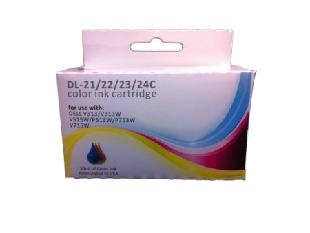 Cartouche compatible DELL Série 21 - 22 - 23 - 24 | Couleur XXL