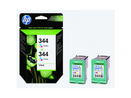 Cartouche HP 344 - Couleur (Pack de 2)