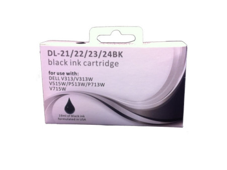 Cartouche compatible DELL Série 21 - 22 - 23 - 24 | Noir XXL