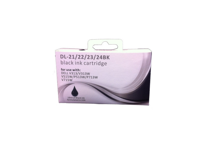 Cartouche compatible DELL Série 21 - 22 - 23 - 24 | Noir XXL