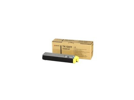 Toner laser kyocera-mita tk520y - jaune (4.000 pages)