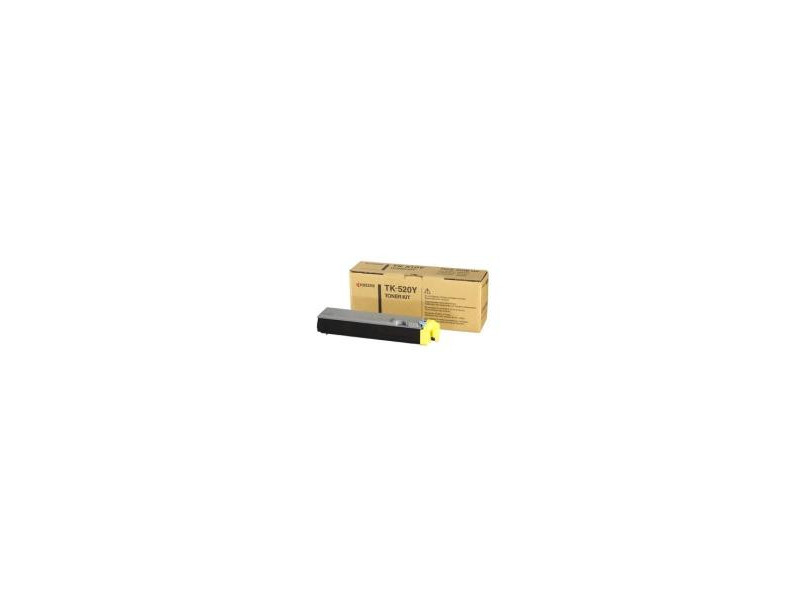 Toner laser kyocera-mita tk520y - jaune (4.000 pages)