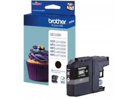 Cartouche Brother LC123BK LC-123BK - Noir (600 pages)