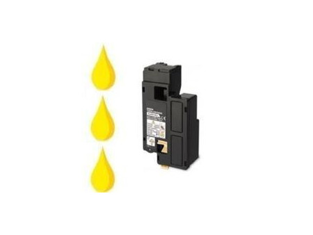 Toner compatible Epson C13S050611 - Jaune (1.400 pages)