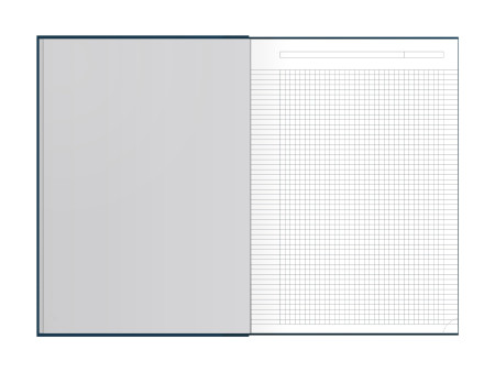 Oxford Carnet de notes 'Original Blue', relié, A4,quadrillé
