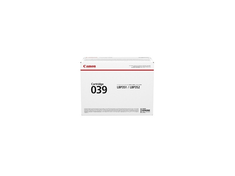 Toner Canon CRG039 - Noir - 11000 pages