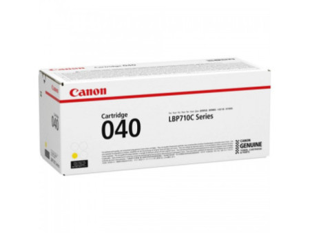 Toner Canon CRG040Y - 0454C001 - Jaune - 5400 pages