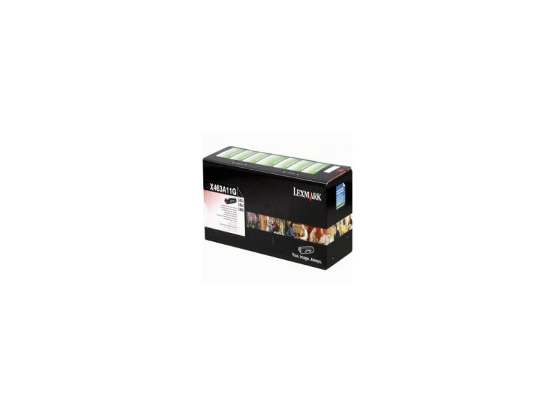 Toner Lexmark X463A11G - noir (3.500 pages)