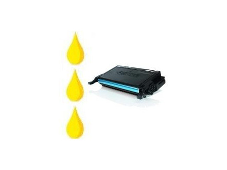 Toner compatible Samsung CLP-Y660B - Jaune (5000 pages)