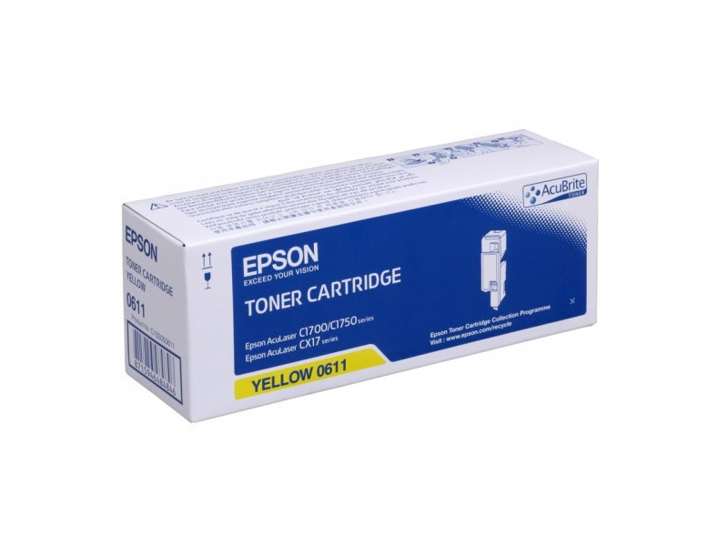 Toner Epson C13S050611 - Jaune (1.400 pages)