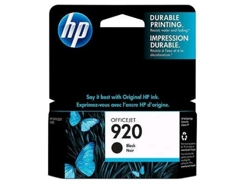 Cartouche Jet d'encre HP N°920 Noir