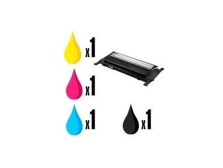 Lot 4 Toners compatibles Samsung serie 4072