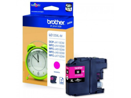 Cartouche Brother LC125 LC-125 Magenta XL (1.200 pages)