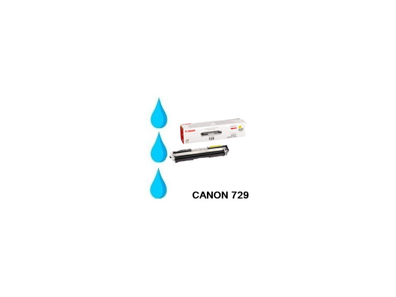 CANON TONER LASER CYAN 729C 1.200 PAGES I-SENSYS LBP/7010C/7018C