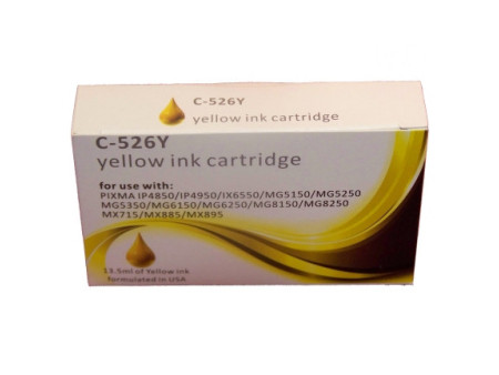 Cartouche compatible Canon CLI 526 Y