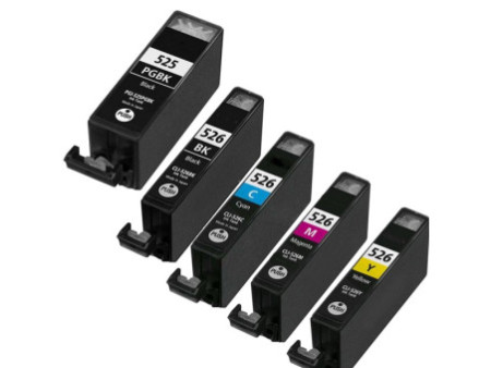Multipack compatible 1x PGI-525 + 4x CLI-526