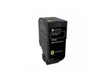 lexmark toner laser jaune 7.000 pages corporative cs/720/725 cx725