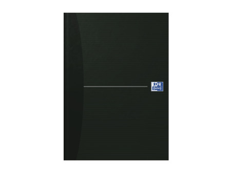 Oxford Carnet de notes 'Smart Black' - relié, A4, uni