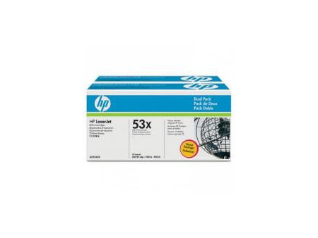 Toner HP Q7553XD - Noir (7.000 pages) pack 2 toners