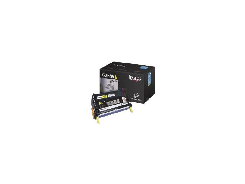 Toner Lexmark X560H2YG - jaune (10.000 pages)