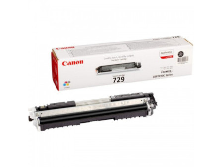 CANON TONER LASER NOIR 729BK 1.000 PAGES I-SENSYS LBP/7010C/7018C