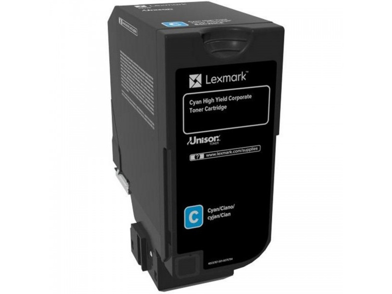 lexmark toner laser cyan 16.000 pages retornable cx725