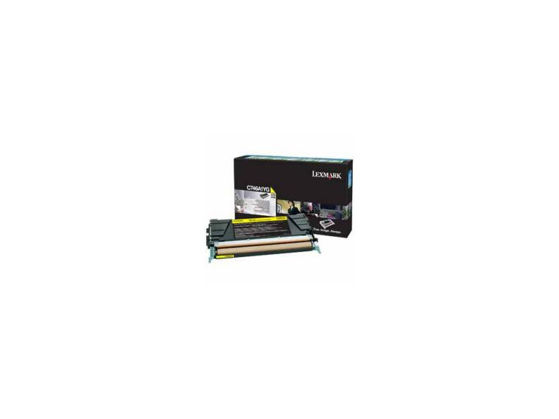 Toner Lexmark C746A1YG - Jaune (7.000 pages) retornable c746/c748