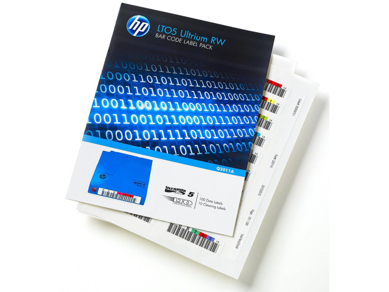 hewlett packard etiquette lto ultrium 5 rw 110 etiquette