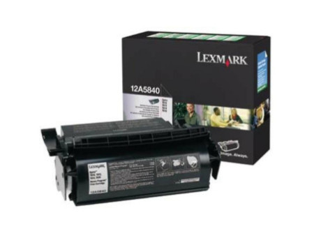 Toner Lexmark 12A5840 - noir (10.000 pages)