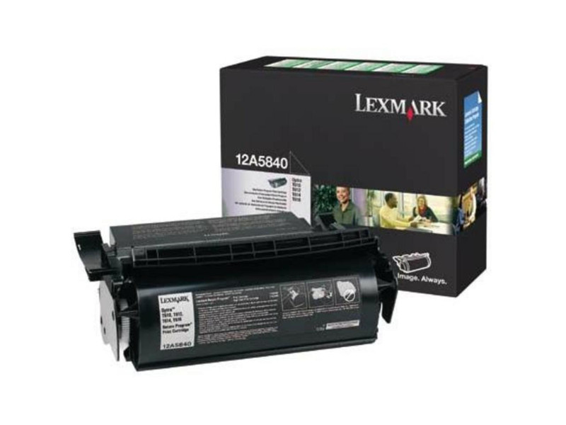 Toner Lexmark 12A5840 - noir (10.000 pages)