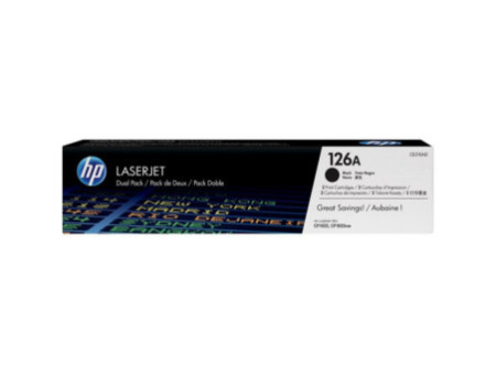 Toner HP CE310AD - Lot de 2 - Noir (1.200 pages)