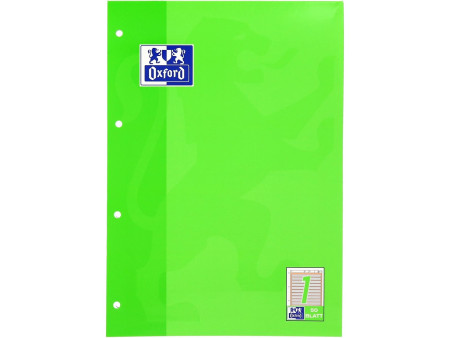 Oxford Bloc de travail, A4, 50 pages, linéature 1 ,