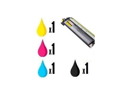 Pack 4 toners compatibles Brother TN210 TN230