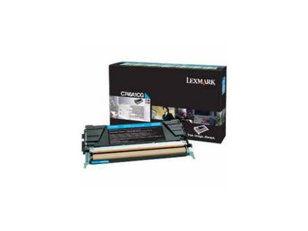 Toner Lexmark C746A1CG - Cyan (7.000 pages) retornable c746/c748