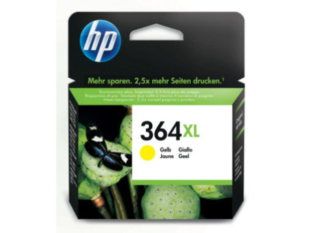Cartouche Jet d'encre HP N°364XL Jaune