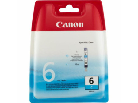 Cartouche Jet d'encre CANON N°6 Cyan