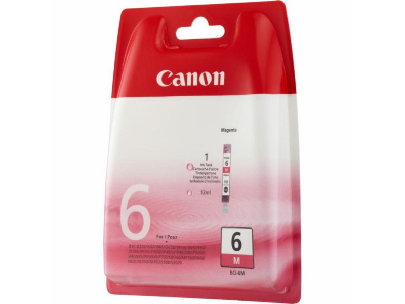 Cartouche Jet d'encre CANON N°6 Magenta