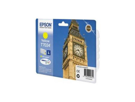 Cartouche Epson T7034 - Jaune 800 pages