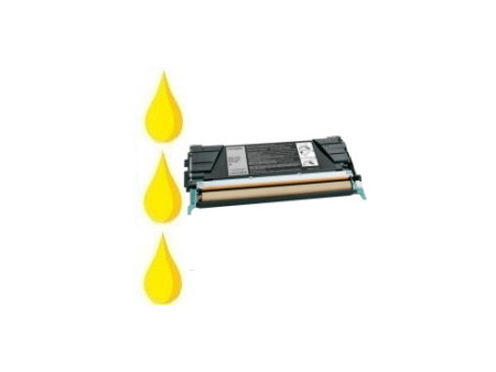 Toner compatible Lexmark C5222YS - Jaune (5.000 pages)