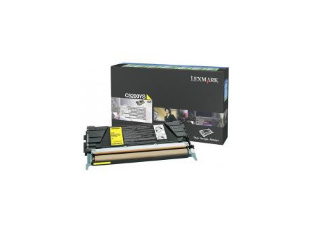 Toner Lexmark C5200YS - jaune (1.500 pages)
