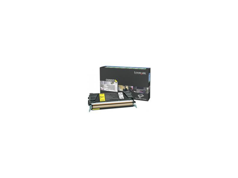 Toner Lexmark C5200YS - jaune (1.500 pages)