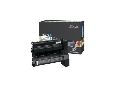 Toner Lexmark 15G041C - cyan (6.000 pages)