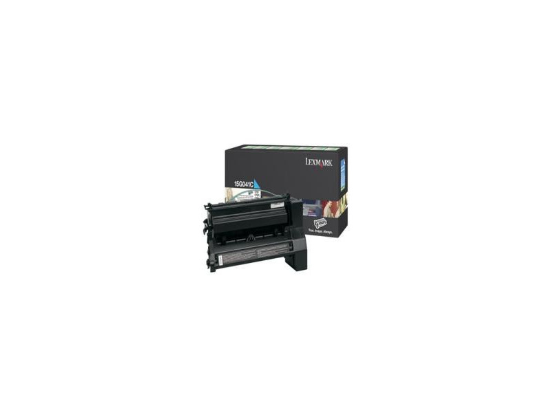 Toner Lexmark 15G041C - cyan (6.000 pages)
